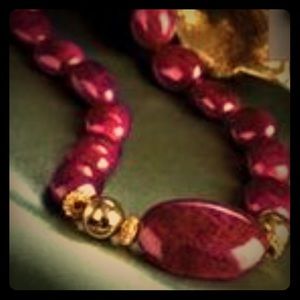 18” Stauer enhanced ruby necklace